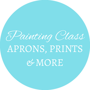PAINTING CLASS, Aprons & Prints