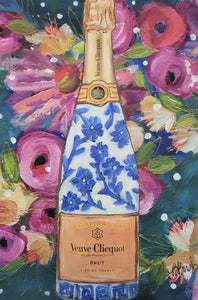 Chinoiserie Champagne Poster Print