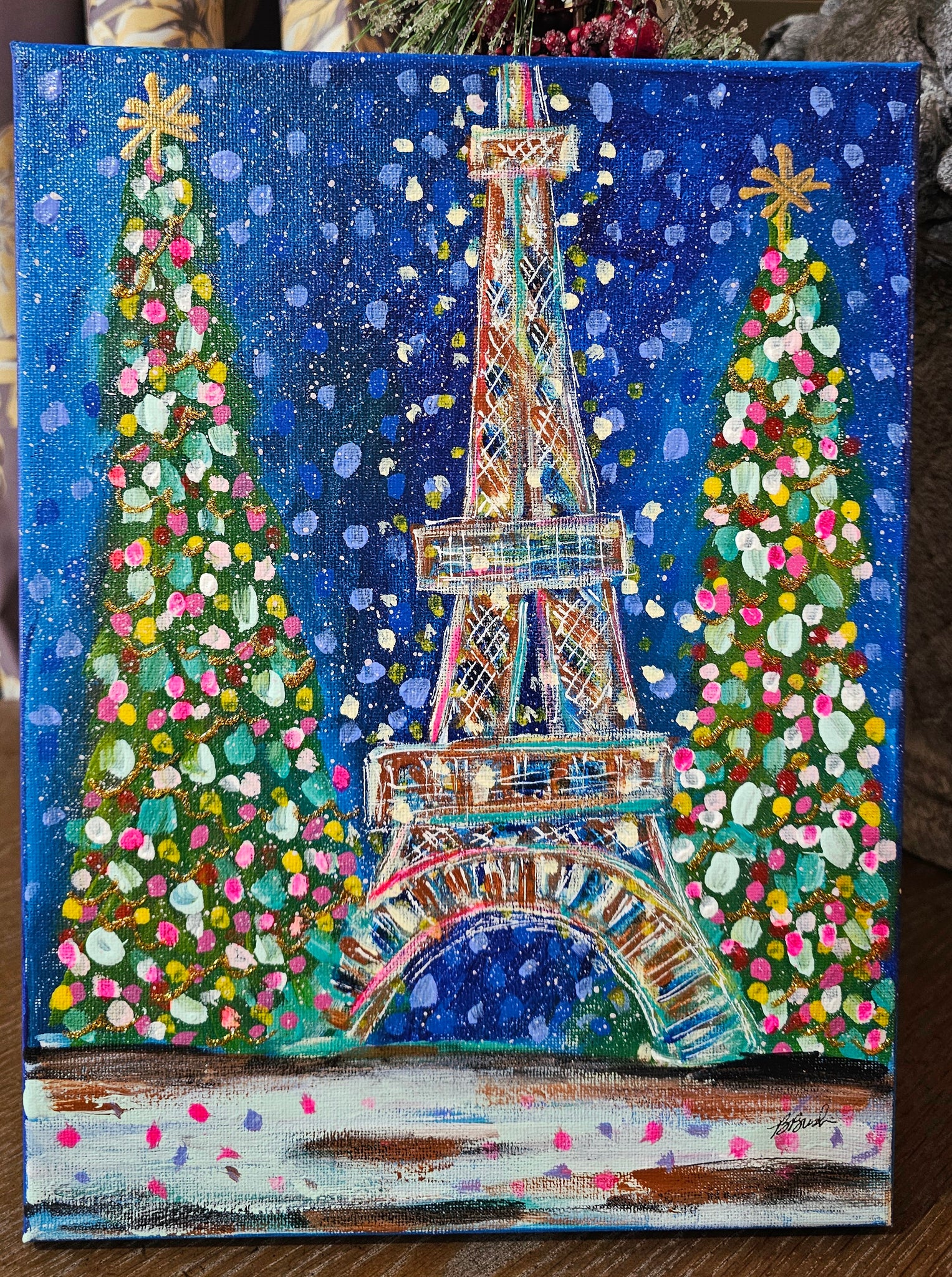 Christmas in Paris 9x12