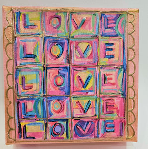 LOVE Reigns 6x6 (Embellished Print)