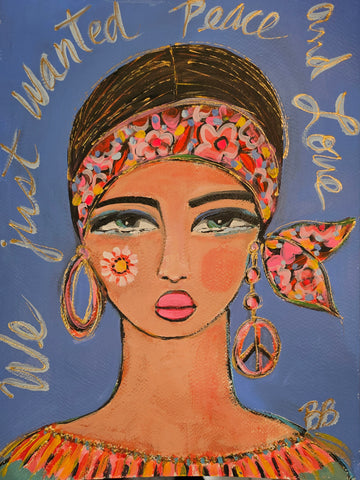 Peace & Love 11x15