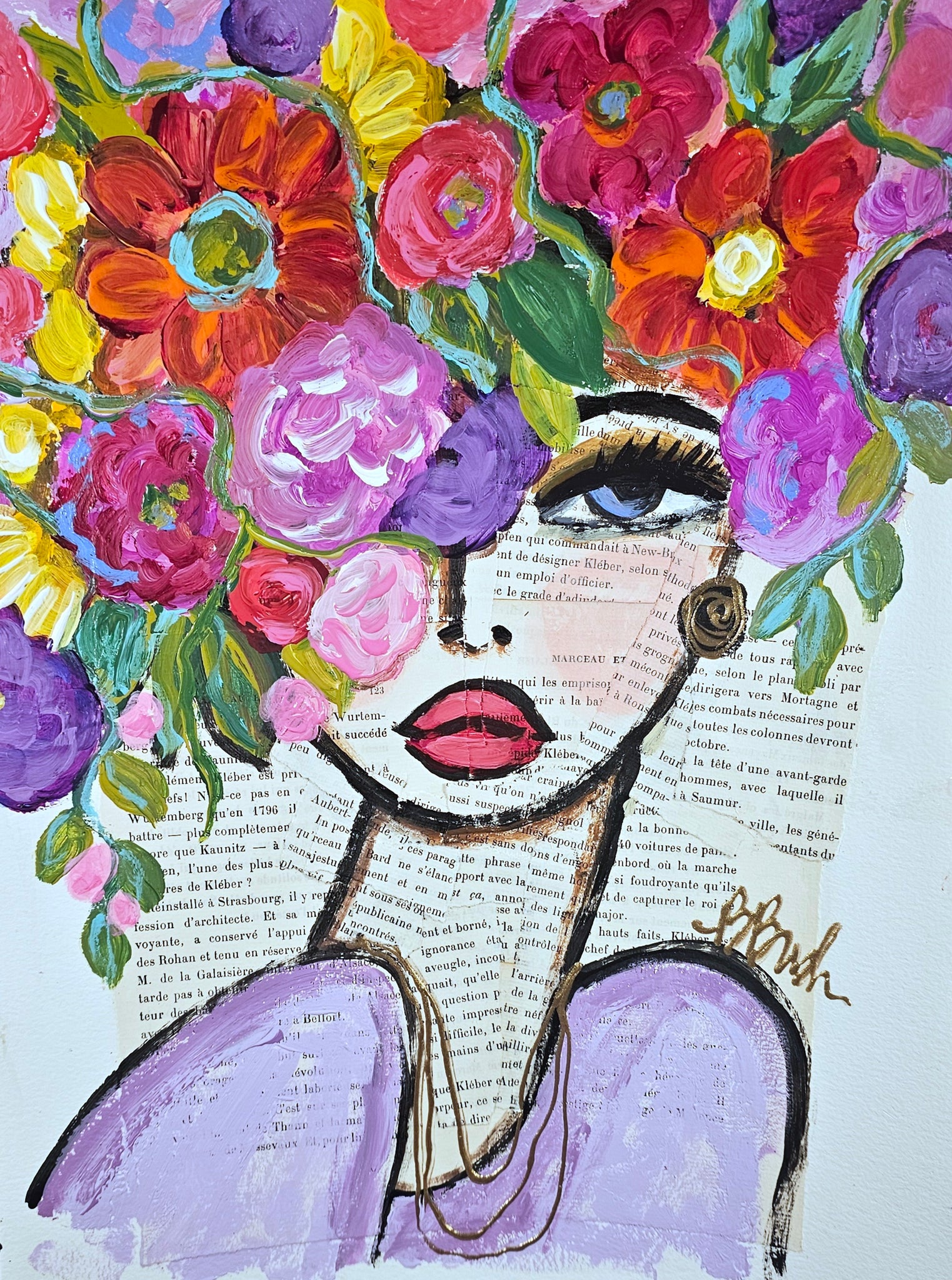 Continuer à Fleurir
(Keep Blooming) 11x15