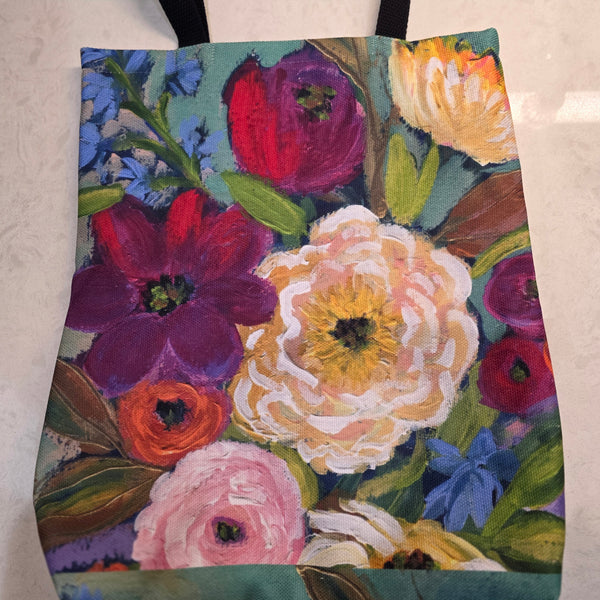 Tropical Flowers Tote Bag