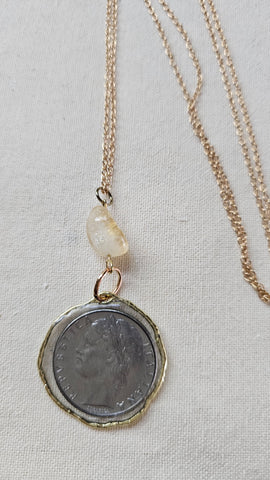 Italian Coin Necklace #1