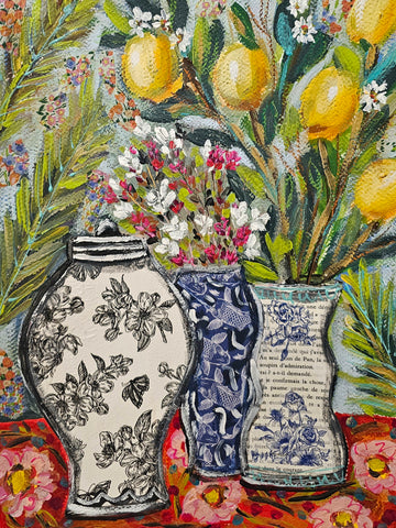 Lemons and Chinoiserie 11x15