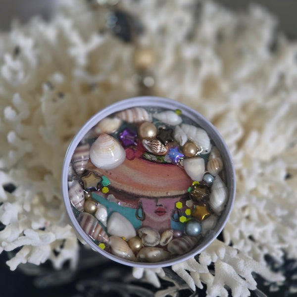 Beach Girl Ornament #2