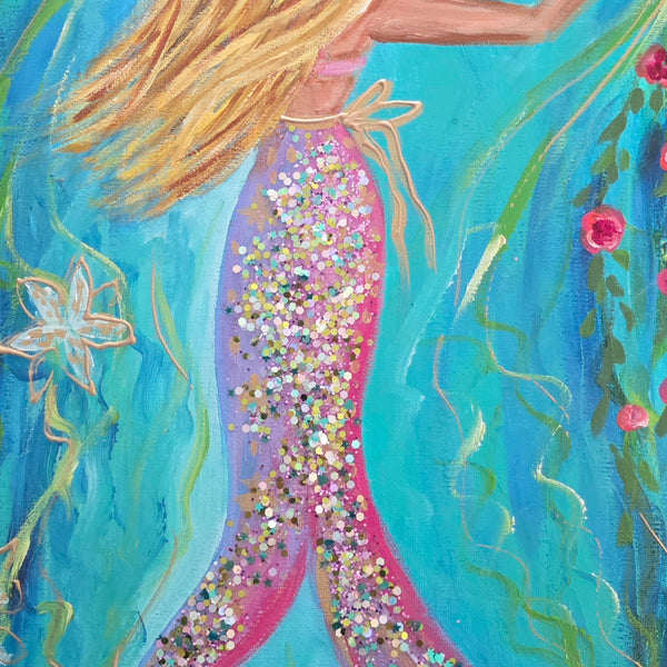 Swimming with the Starfish 16x20
