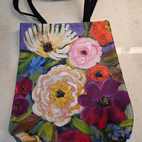 Tropical Flowers Tote Bag
