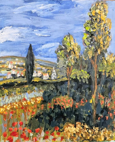 The path in St. Ile Saint-Martin Vetheuil 8x10 print