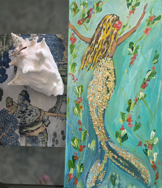 Finding her Sparkle 10x20