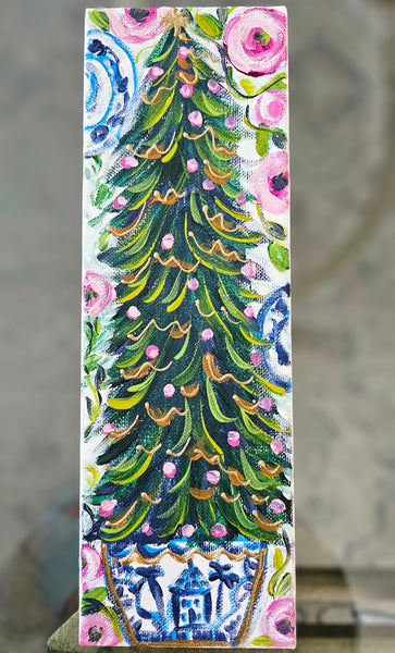 Roses and Chinoiserie 4x12