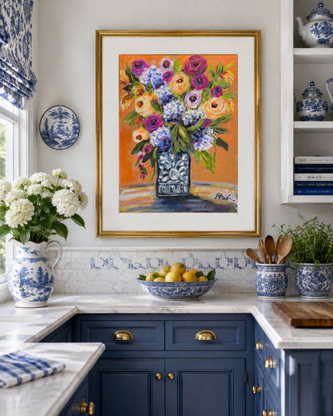 Flowers By the Window 11x15
