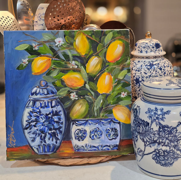 Lemons in the Kitchen 12x12