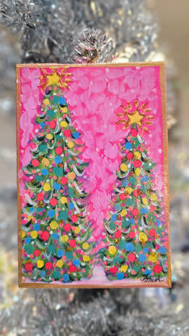 Pink Christmas (2 trees)