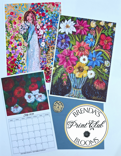 Brenda's Blooms Print Club - JULY(USA)