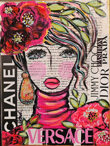 French Fashion 9x12