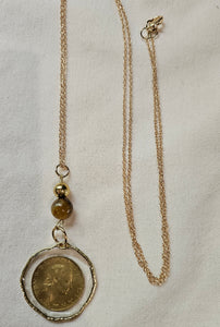 Italian Coin Necklace #8