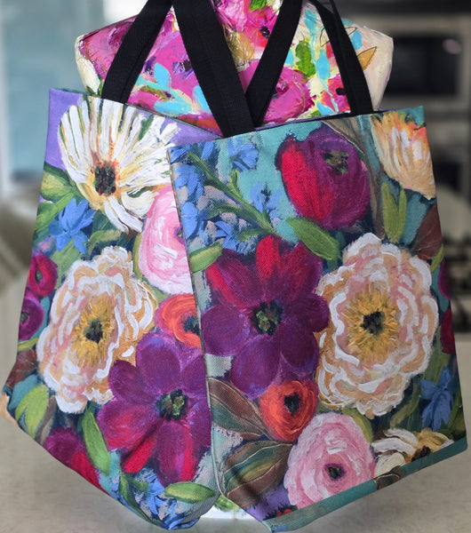 Tropical Flowers Tote Bag