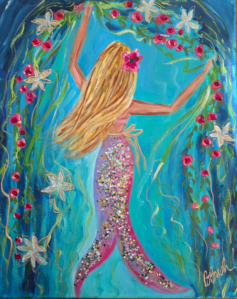 Swimming with the Starfish 16x20