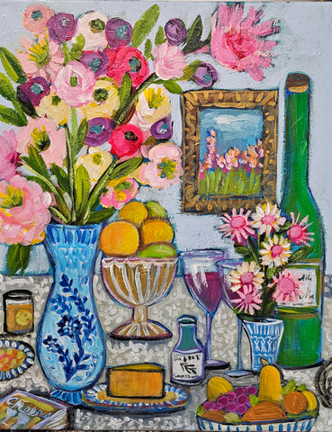 When Friends Gather 16x20