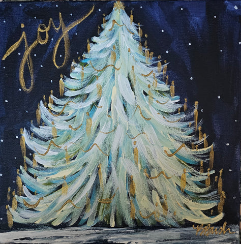 Gold Candle Collection #4 12x12