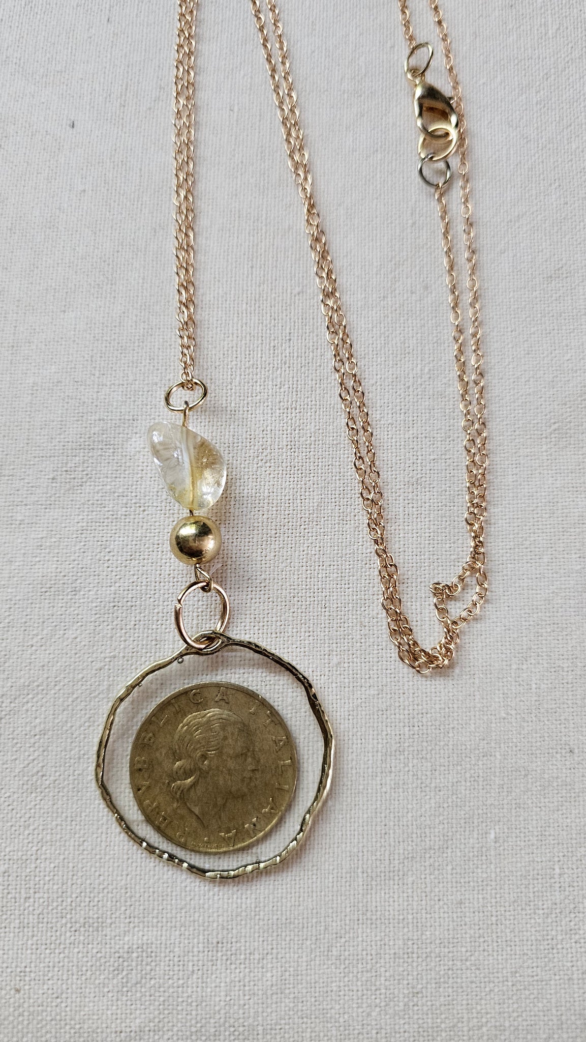 Italian Coin Necklace #5
