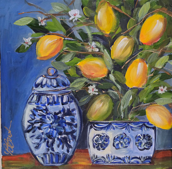 Lemons in the Kitchen 12x12