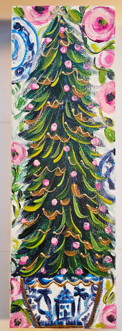 Roses and Chinoiserie 4x12