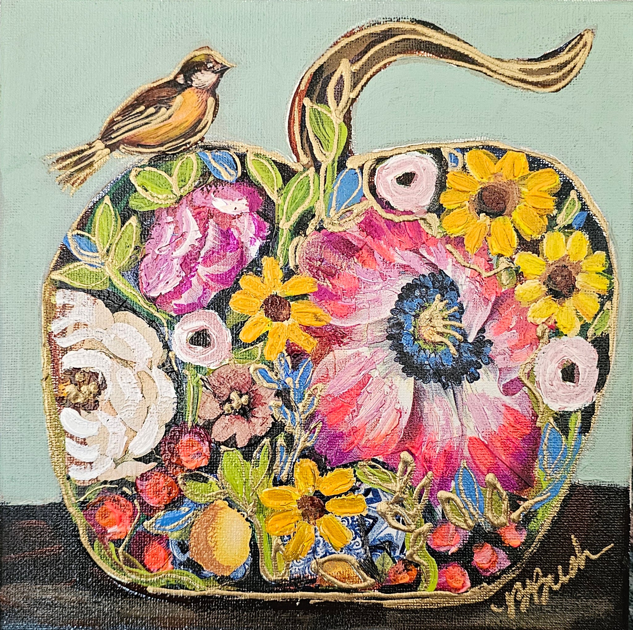 Floral Bounty 8x8