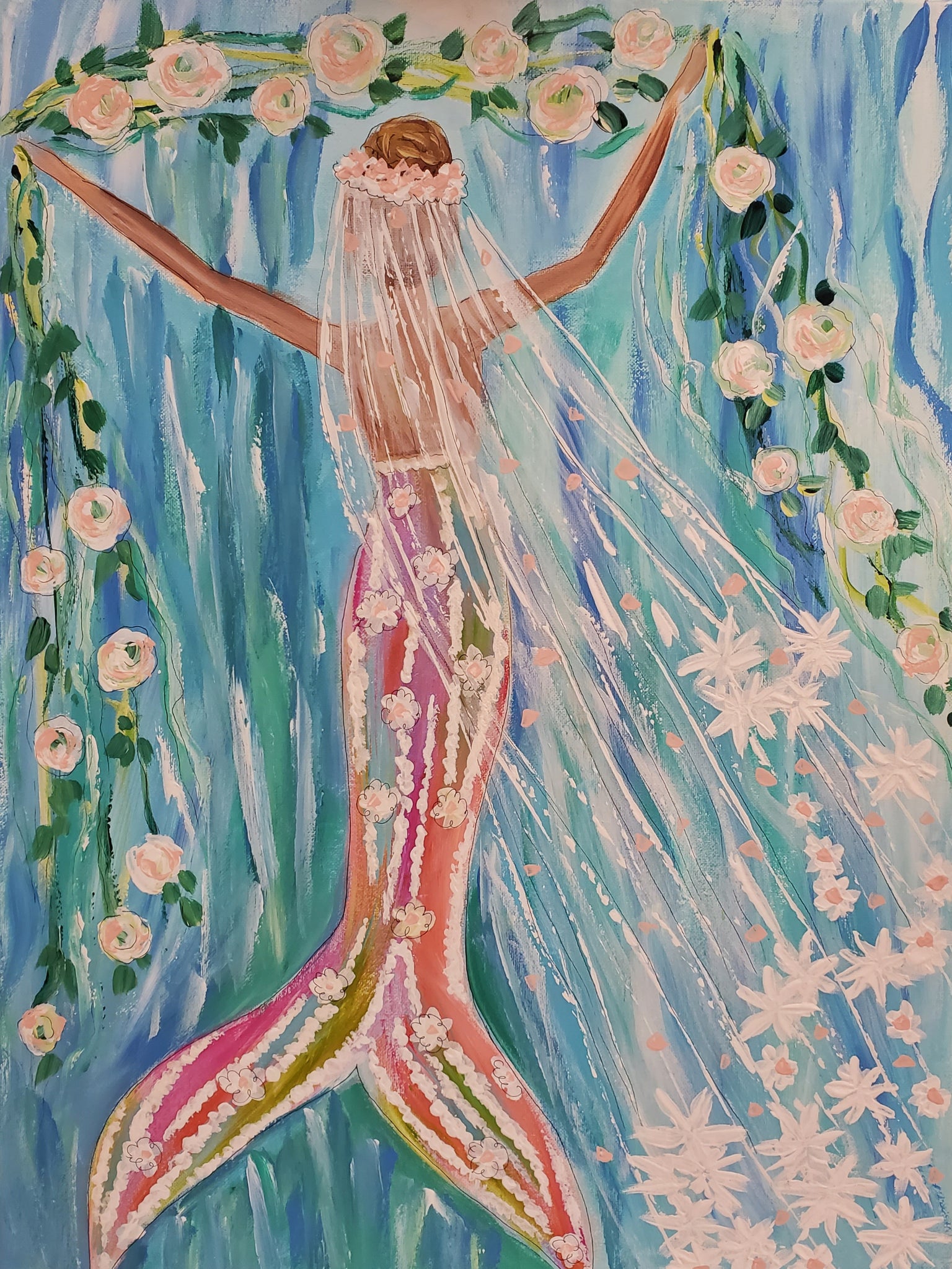 Mermaid Bride 18x24