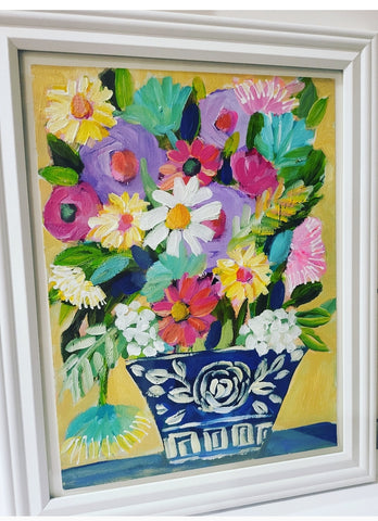 Chinoiserie Rose Vase
